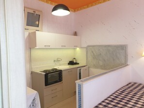 Room, 1 Bedroom, Smoking, Balcony | Dining - Room-spacious Room in Creta for 3 People (Hersonissos)