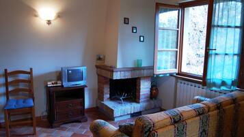 アパートメント 2 ベッドルーム 喫煙可 バルコニー | リビング エリア