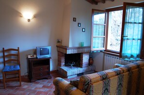 Apartment, 2 Bedrooms, Smoking, Balcony | Living area - Three-room Apartment on the Outskirts of Chianti (Bucine)