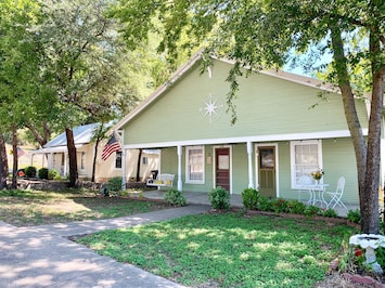 Welcome to Compass Cottage, nestled between pecan trees