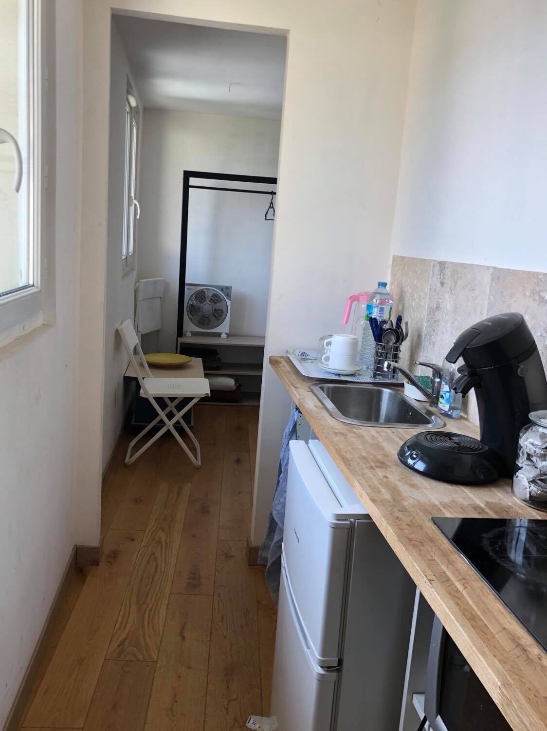 Furnished studio 10 minutes from Paris! Common garden, free indoor parking