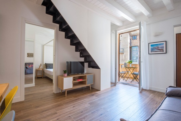 Apartment, 2 Bedrooms (Le Niche Holiday Home with Balcony) | Living area | Flat-screen TV