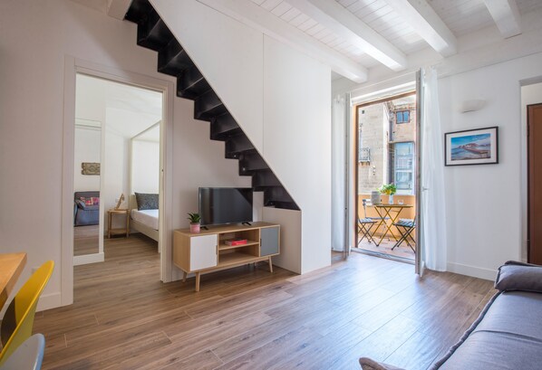 Appartement, 2 chambres (Le Niche Holiday Home with Balcony) | Coin séjour