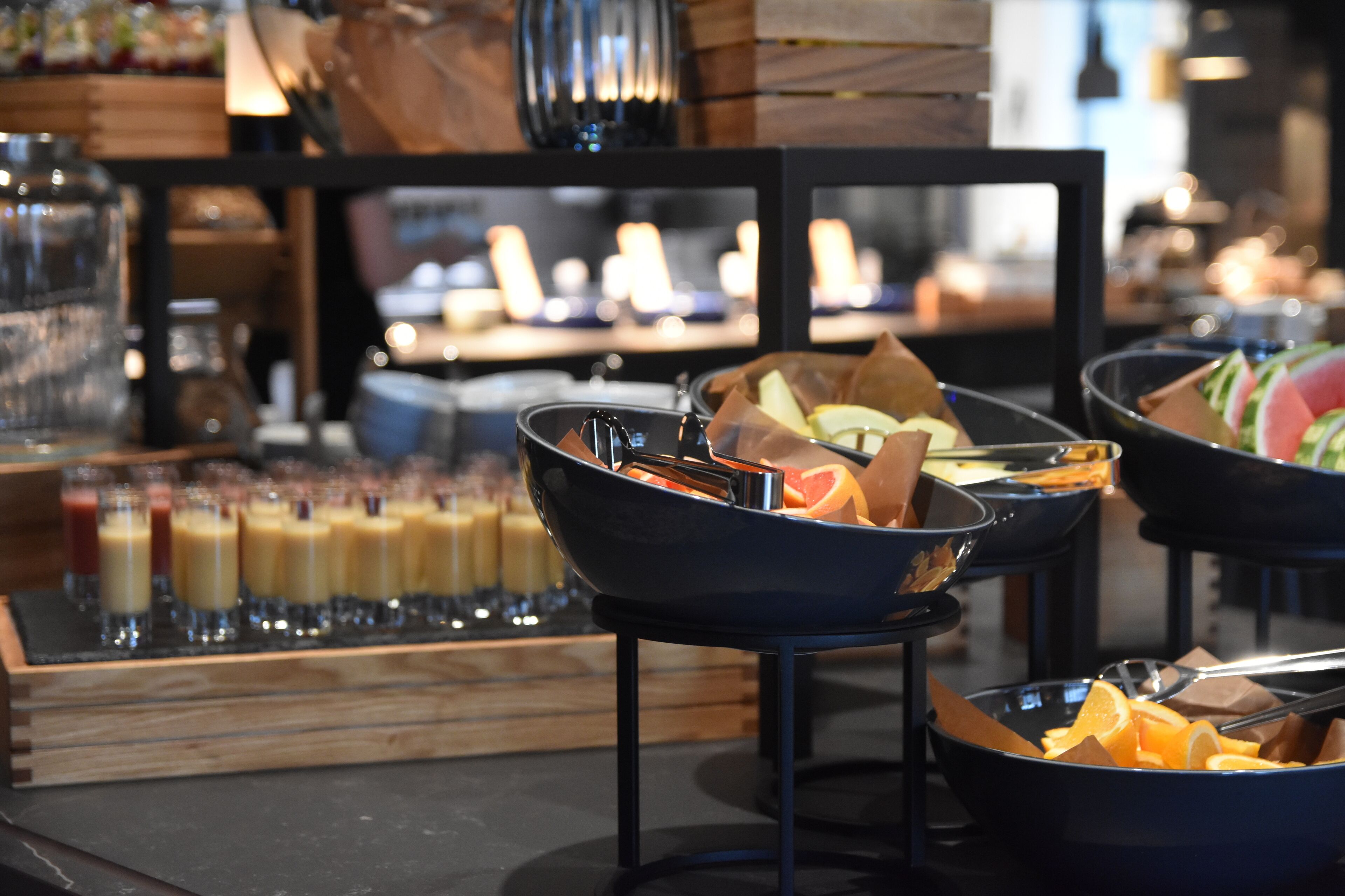 free daily self-service breakfast