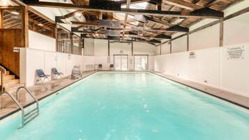 Indoor pool, a heated pool