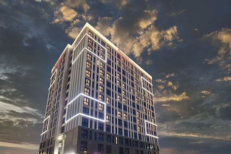 Front of property - evening/night