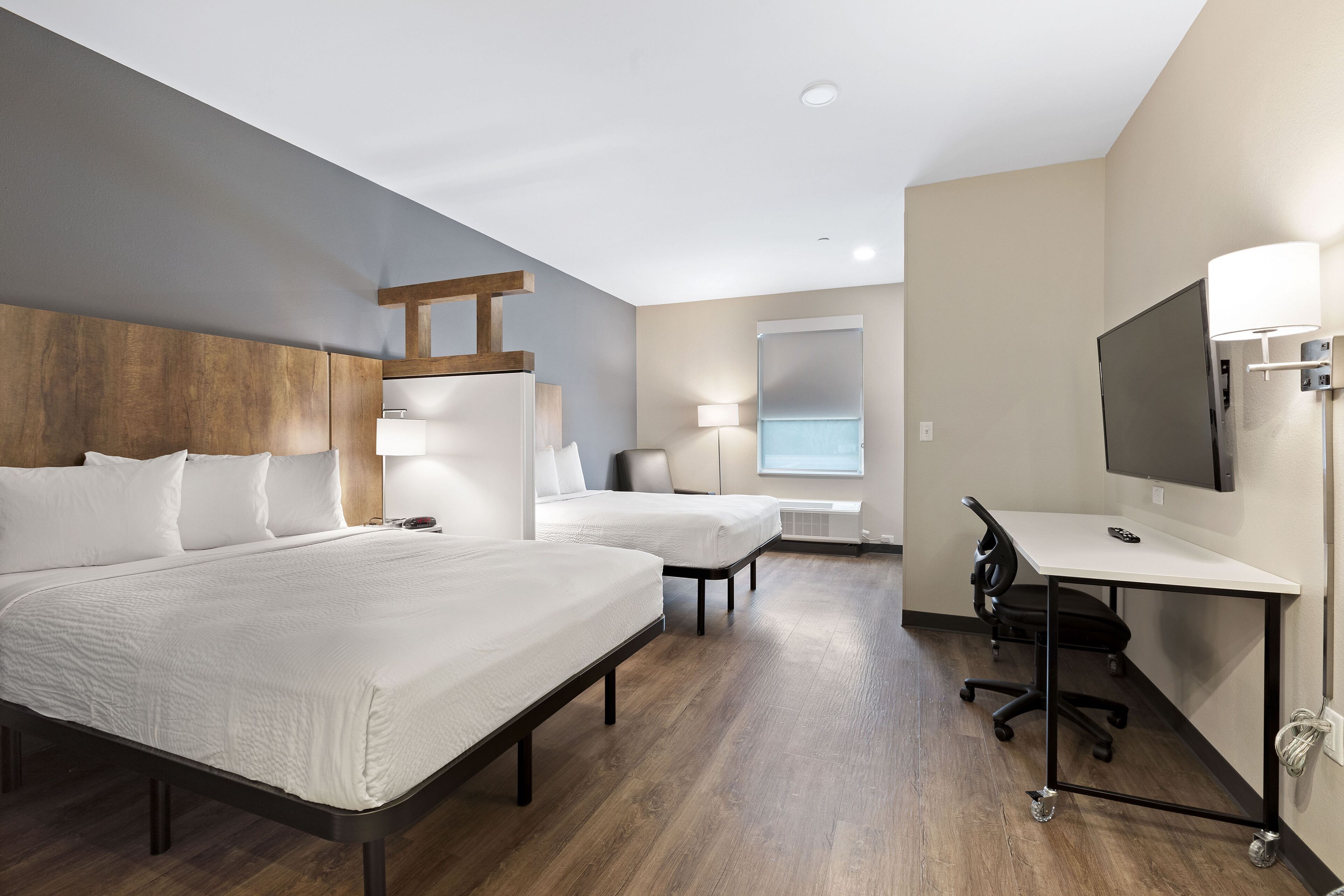 premium studio, non smoking, refrigerator & microwave | premium bedding, desk, laptop workspace, iron/ironing board