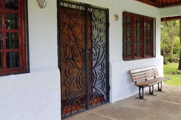 Front door and porch