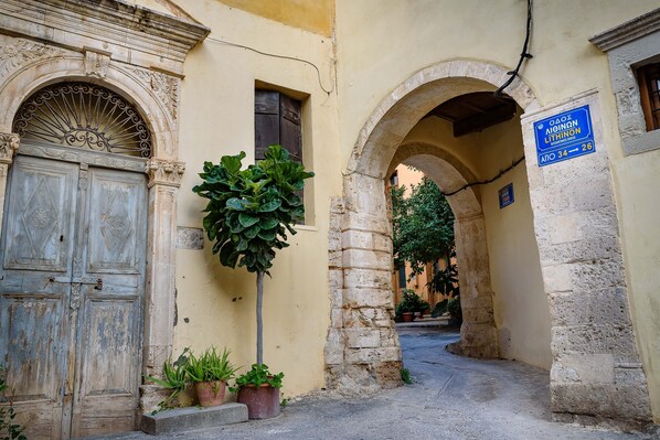 Exterior detail - Home in Beating Heart of old Town, with parking! (Chania)