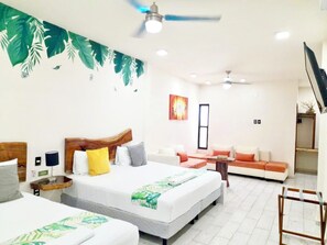 Junior Room, Multiple Beds | Free WiFi, bed sheets - Hotel Maalob Che Bacalar (Bacalar)