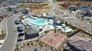 A heated pool - Waterpark Retreat w/ Lazy River, Pickleball Courts (Washington)