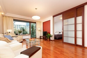 1 bedroom, iron/ironing board, WiFi, bed sheets - Apartament LINCOLN Exclusive (Warszawa)