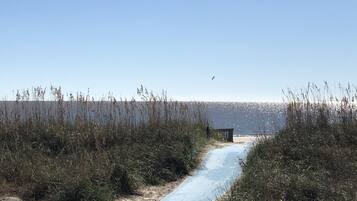 Sun loungers, beach towels
