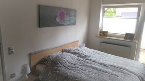 1 غرفة نوم وواي فاي وملاءات أسرّة