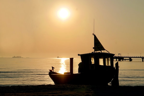 Tæt på stranden