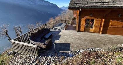 Chalet 3 Schlafzimmer für 8 Pers mit Kamin und Parkplatz 1000m von den Pisten