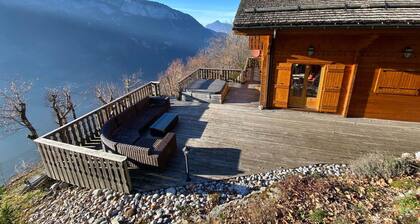 Chalet 3 chambres 8 pers avec cheminée et parking à 1000m des pistes