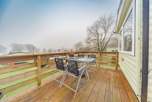 Chalet, Multiple Beds | Balcony - Family Caravan at Beautiful Three Lochs Park (Newton Stewart)