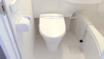 Chuveiro/banheira combinados, produtos de toalete grátis