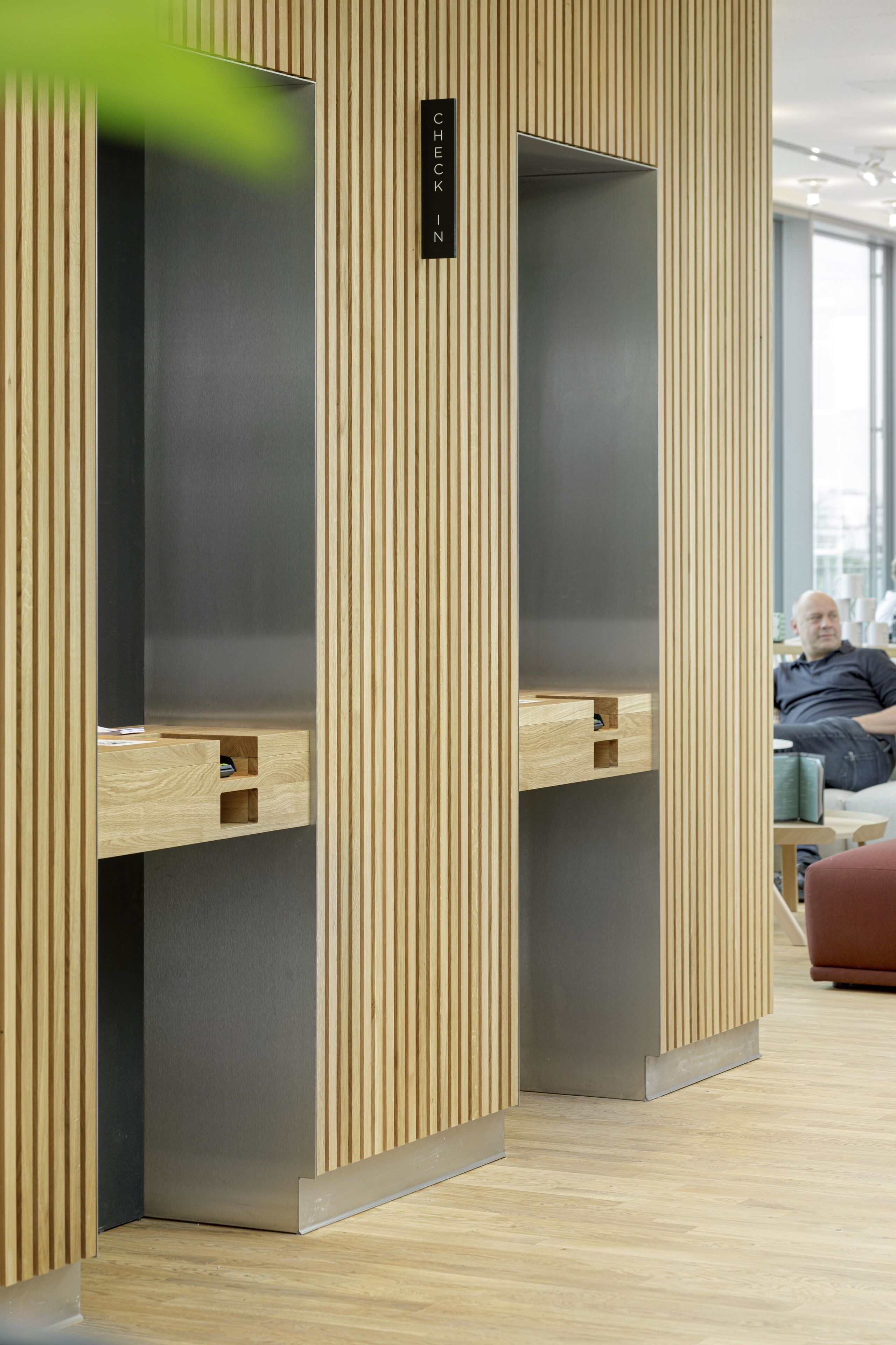 check-in/check-out kiosk