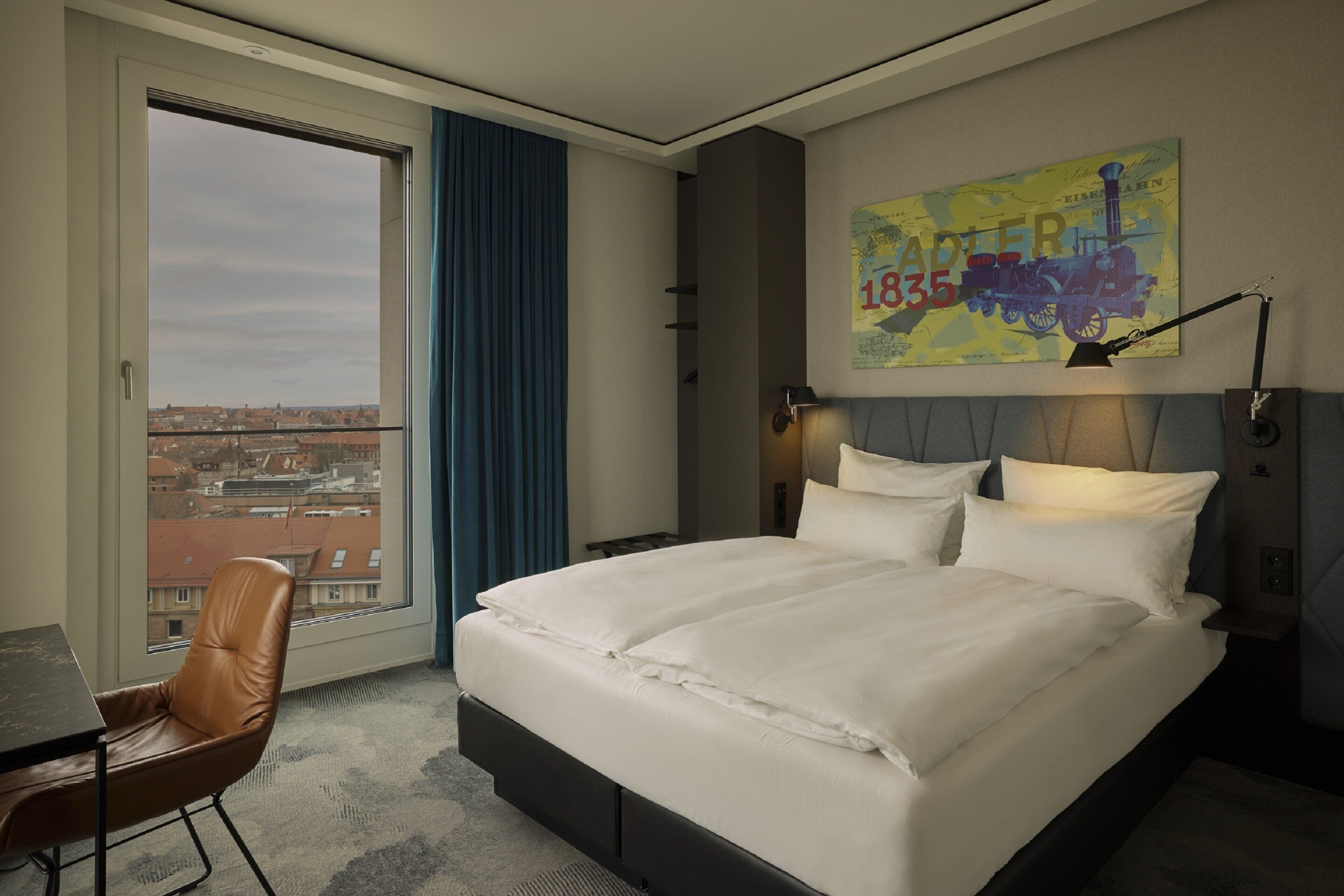 comfort room, 1 double bed | 1 bedroom, in-room safe, desk, laptop workspace