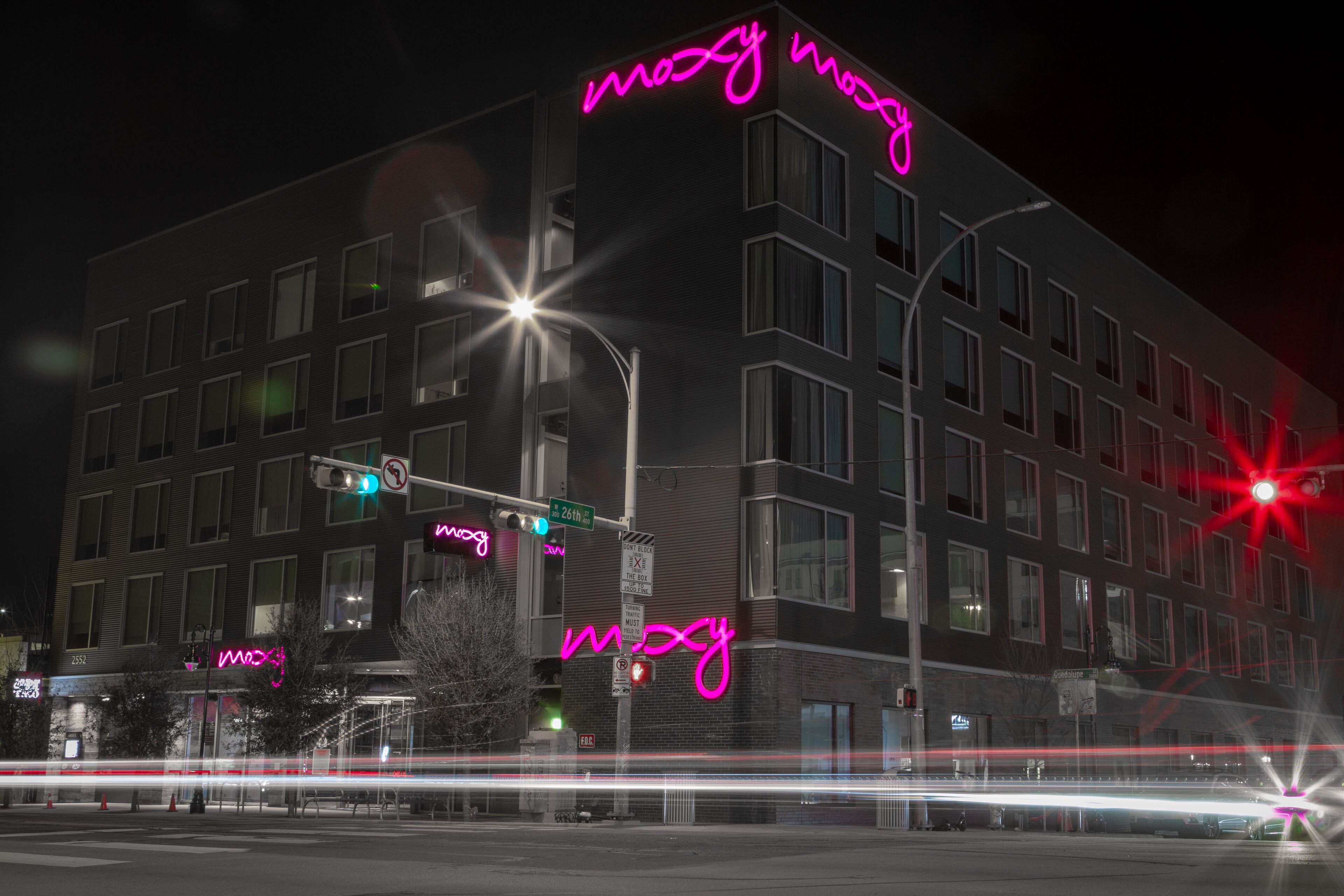 front of property – evening/night