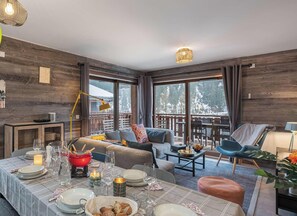Dining - 6-person flat - modern, close to the centre and slopes, terrace (CHATEL)