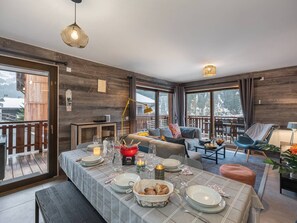 Dining - 6-person flat - modern, close to the centre and slopes, terrace (CHATEL)