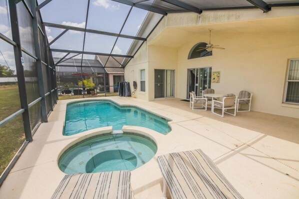 House, 4 Bedrooms | Pool | A heated pool