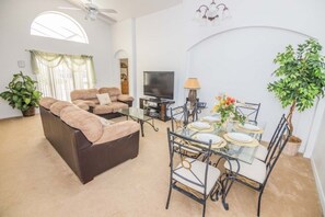 House, 4 Bedrooms | Living area | TV