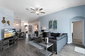 Villa, 4 chambres | Salle de séjour