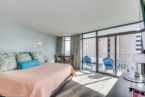 Condo, 2 Bedrooms, Balcony, Partial Ocean View (2651) | 2 bedrooms, desk, iron/ironing board, travel crib - Sand Dunes Resort By Escape (Myrtle Beach)