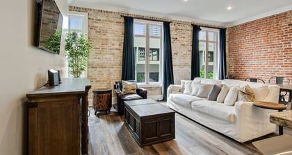 TWO Side by Side Condos!! 5 King Beds! 4 Bedrm/4 Bath! Sunlit brick elegance....