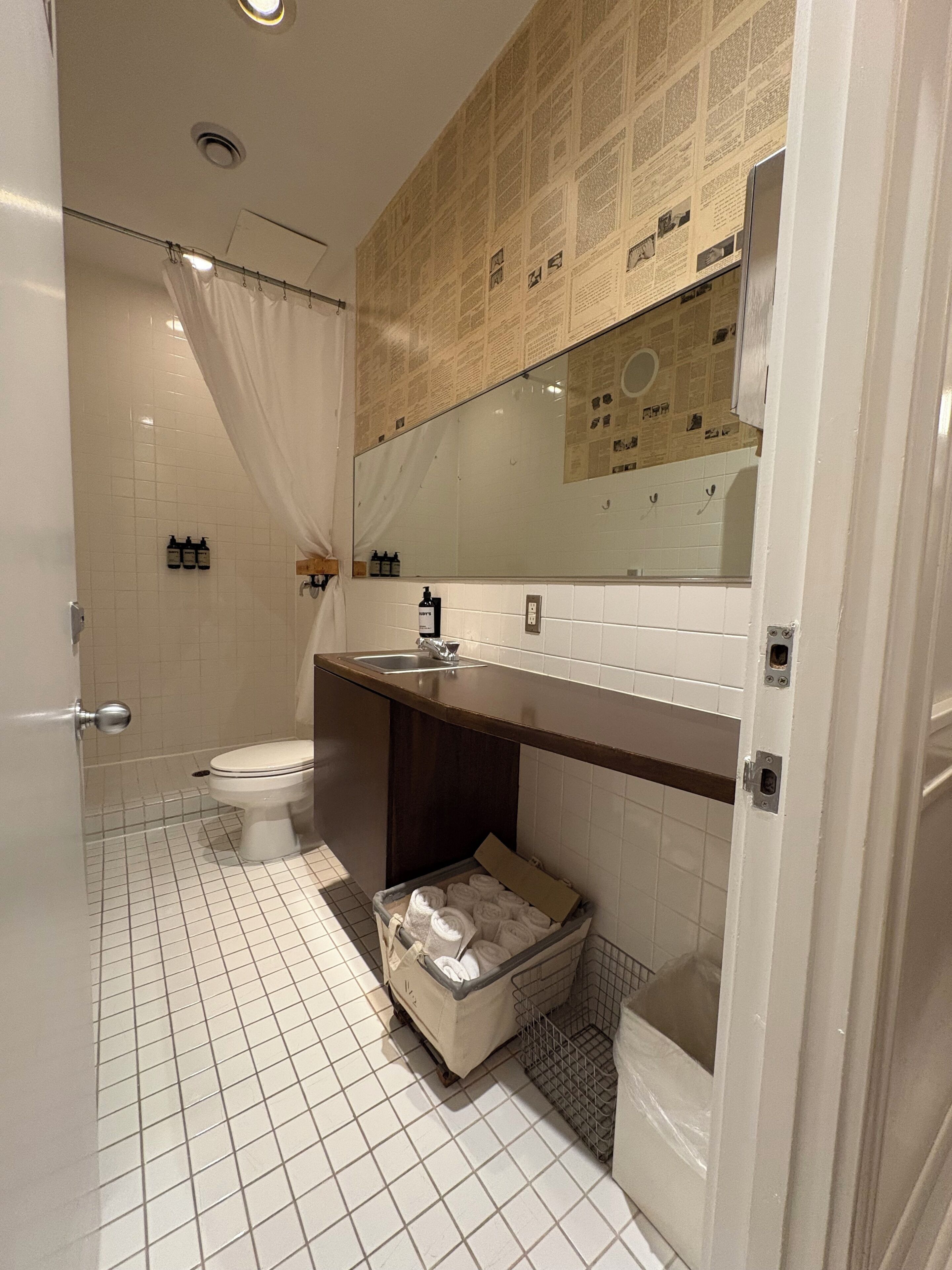 shower, hair dryer, bathrobes, towels