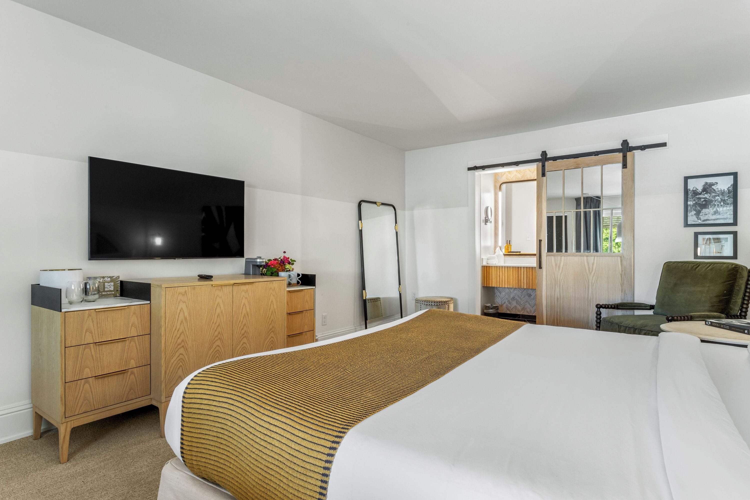 standard king bed | 1 bedroom, premium bedding, memory-foam beds, desk