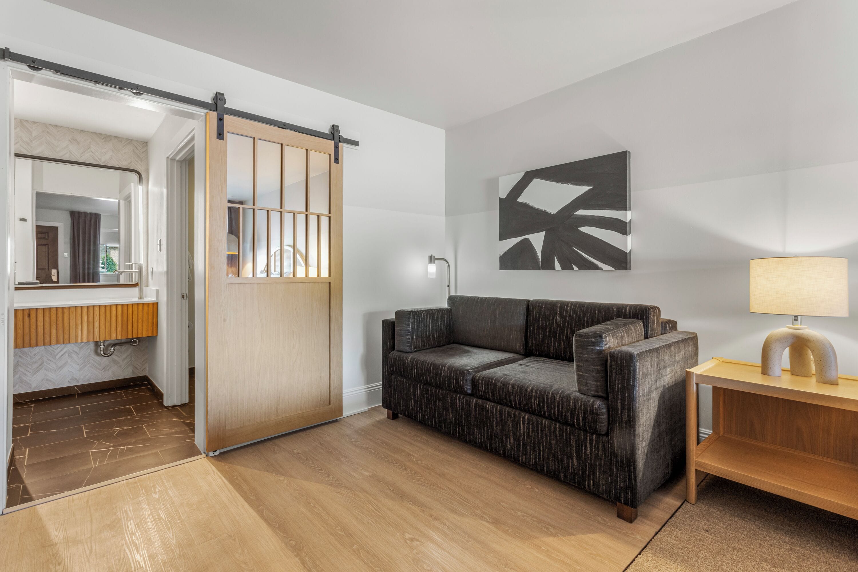 king with kitchenette (sleeper sofa) | 1 bedroom, premium bedding, memory-foam beds, desk