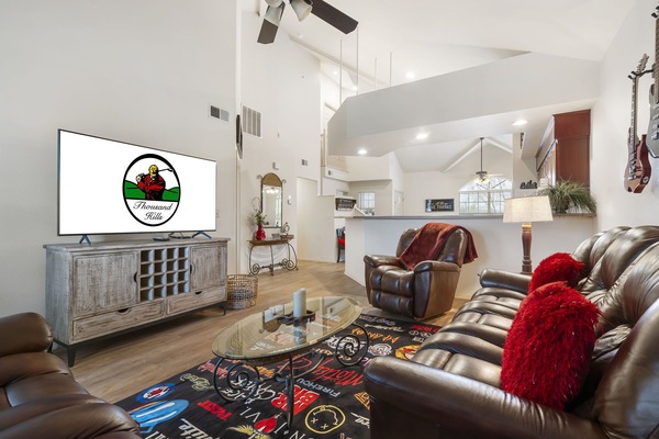 Great Room with Flat Screen TV for Guest Enjoyment