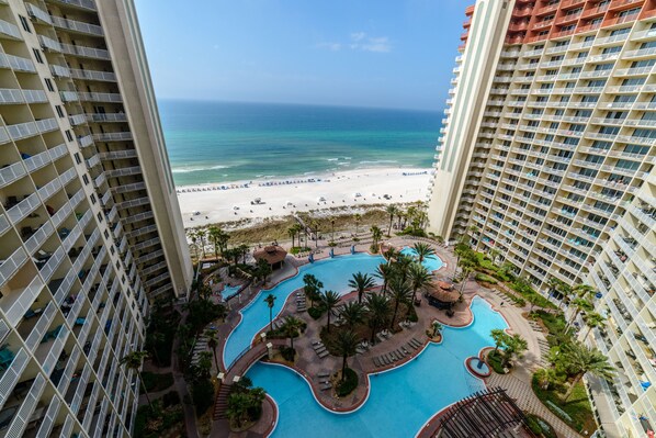 Indoor pool, a heated pool