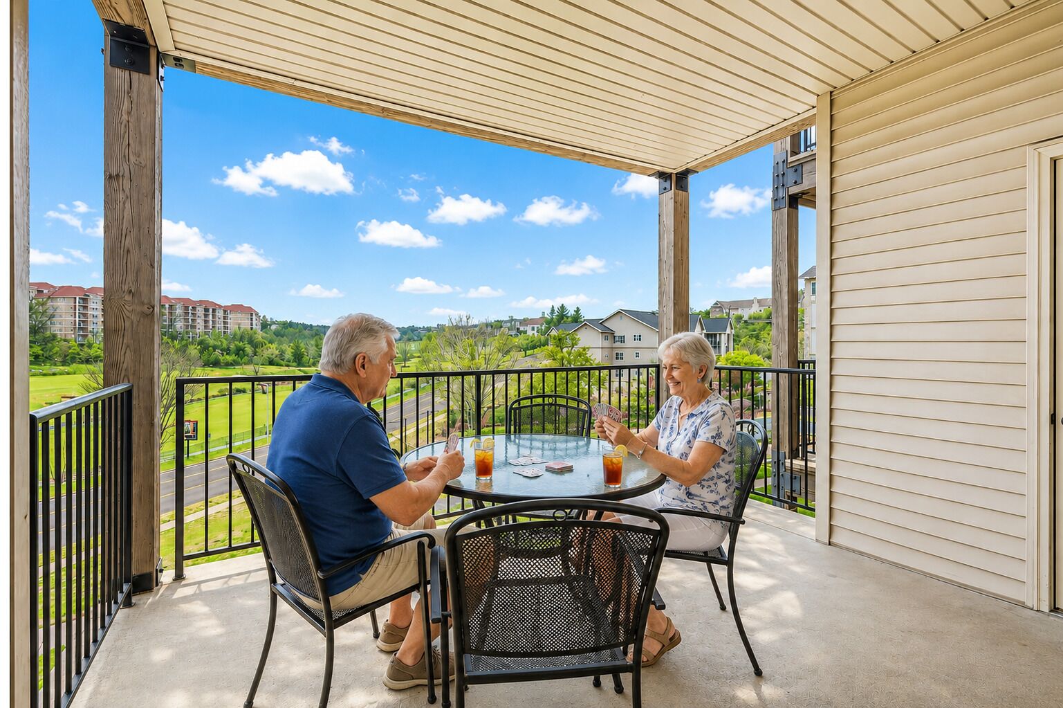 Private Covered Patio