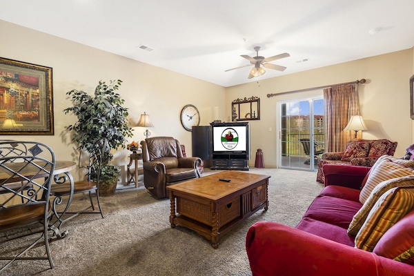 Living Room - Cable TV/DVD, Balcony Access