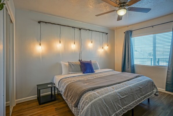 1 makuuhuone, silitysrauta/-lauta, vauvan matkasänky, Wi-Fi