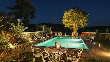 Udendørs pool, opvarmet pool