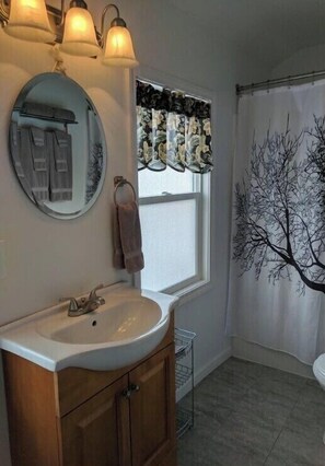 Hair dryer, towels, toilet paper - Papa Bear Cottage (Downtown Cody) (Cody)