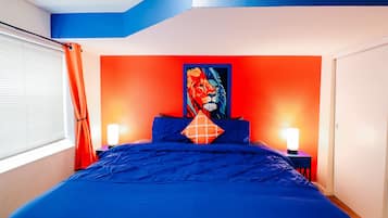4 habitaciones, escritorio, tabla de planchar con plancha y wifi