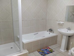 Towels, soap, toilet paper