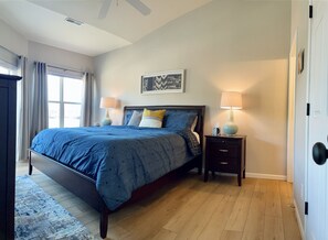 2 bedrooms, iron/ironing board, free WiFi, bed sheets