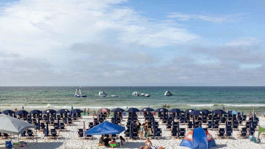 Beach nearby, beach towels