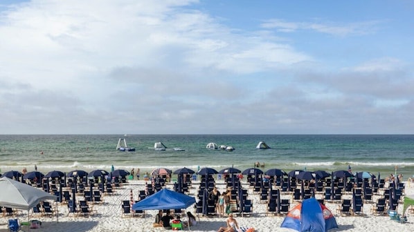 Beach nearby, beach towels