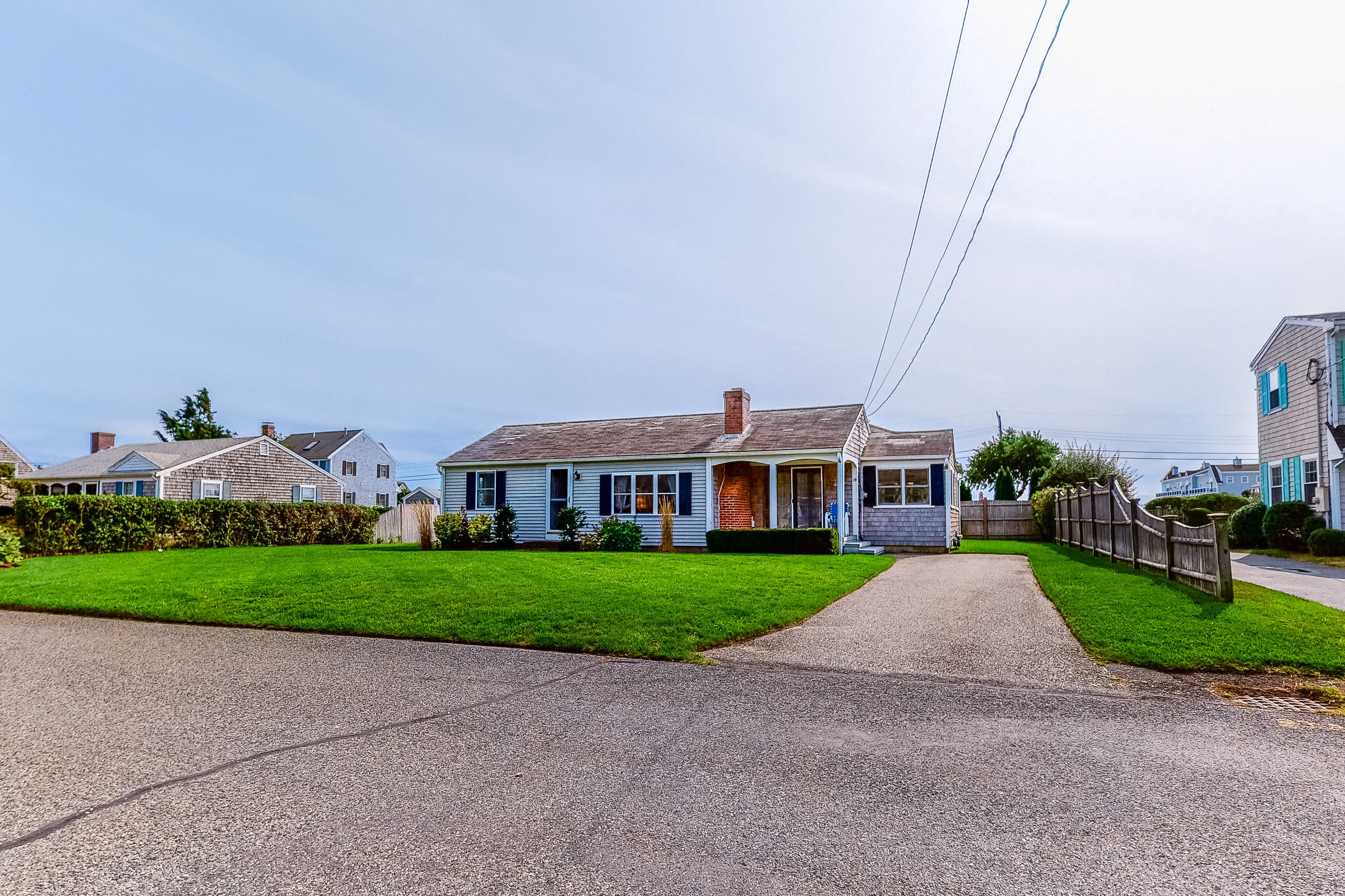 Light-filled water-view home with yard & grill - walk to West Dennis Beach