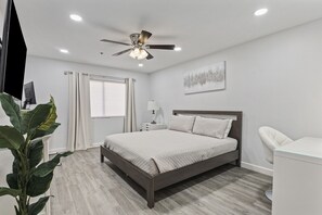 2 soverom, strykejern/-brett, wi-fi (inkludert) og sengetøy